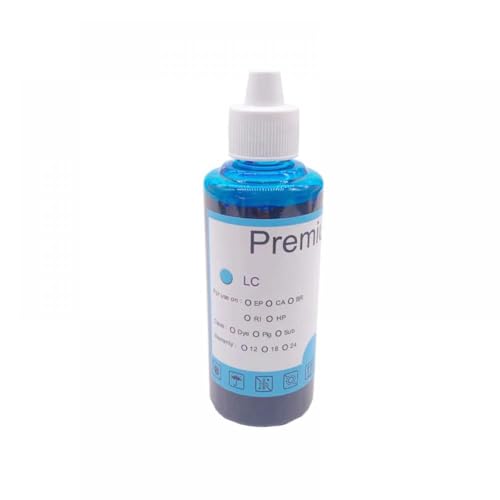 Encre de sublimation haute fluidité Light Cyan 100ML pour série ET