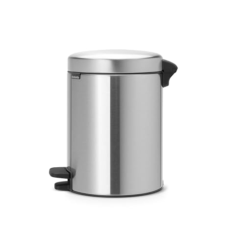 Caneca de basura Brabantia 5 litros con pedal acero mate miniatura 3