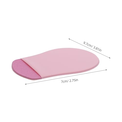 Cubierta protectora autoadhesiva rosa con bolsillo elástico para ratón inalámbrico 2