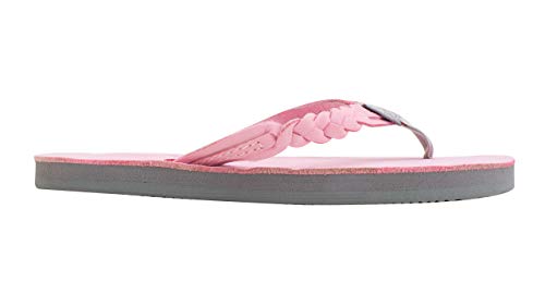 Image of Rainbow Sandals Kid's Single Layer Premier Leather Flirty Braidy | Casual Sandals