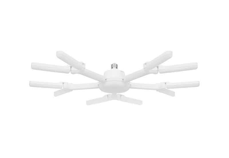 Geepas100 W 5 Leaf LED Folding Lamp-| Light-Weight, Stylish, Innovative Design with Long Life of 50000 Hours| 2-year warranty