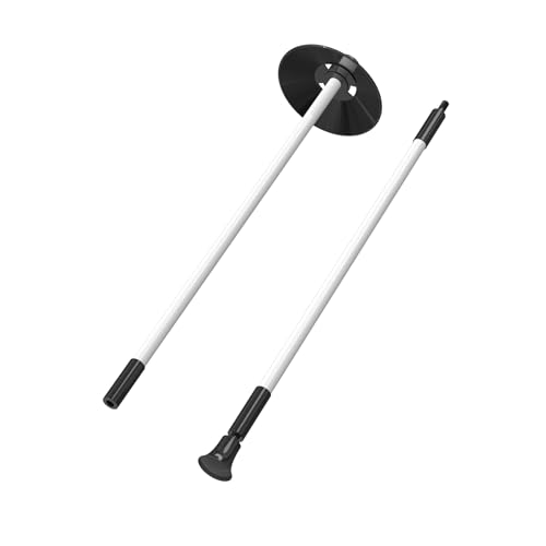KINGTOP Golf Flagstick Mini Practice Putting Green Flag Stick for Yard Pole | Pin | Flagpole Portable 2-Section Design 3 Foot 1-Pack White