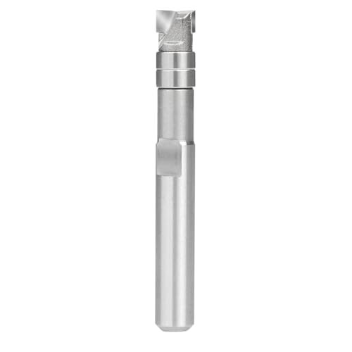 Image of Amana Tool 47221-SFlush Trim Plunge Template1 /4 D x 1 /8 CH x 1 /4 Inch SHKCarbide Tipped Router Bit with Mini 1 /4 D Upper BB