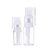 Briartw 2 Pack Empty Glitter Spray Bottles, Fine Mist Craft Glitter Duster for Slime, Nail Art, Cardmaking - 14ml & 35ml Multi-Purpose Refillable Sprayer for Cosmetics, Scrapbooking