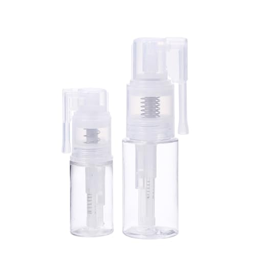 Briartw 2 Pack Empty Glitter Spray Bottles, Fine Mist Craft Glitter Duster for Slime, Nail Art, Cardmaking - 14ml & 35ml Multi-Purpose Refillable Sprayer for Cosmetics, Scrapbooking