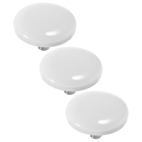 HYTROVE Bombilla LED Plana E27 24W 220v Pack de 3 para Iluminación Interior en Dormitorios y Áreas Grandes, Bombillas de Reemplazo Atornilladas