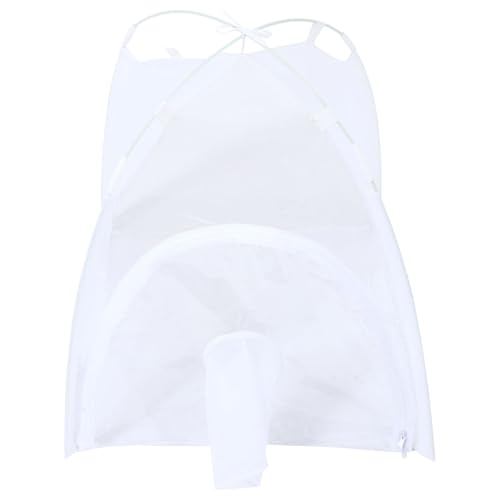 Jaula para insectos y plantas de PVC blanco portátil para jardín