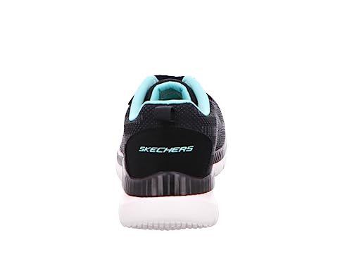 Skechers Skechers Women's Trainers, Sports Shoes, Black Turquoise Bktq, 9.5 Women