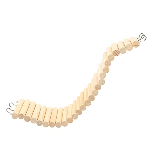 WEKAMOS 小動物用木製ハムスター段おもちゃ な環境を提供し ペットの成長