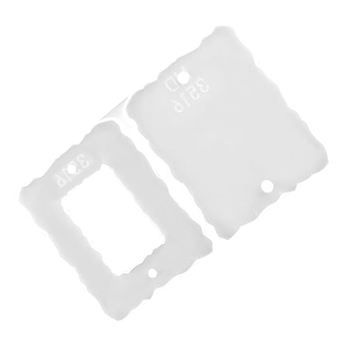 BEBEMOKO Picture Frame DIY Epoxy Silicone Mold Square Frame Molding Tool Kit for Resin Casting Non-Stick Surface