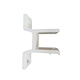 ALEKO 2HBRAWNING Replacement Wall Mounting Bracket for Retractable Awnings Sized 10 x 8 12 x 10 13 x 10 White Lot of 2