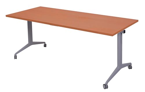 Rapidline Flip Top Table, Cherry, 1500 mm Width x 750 mm Depth