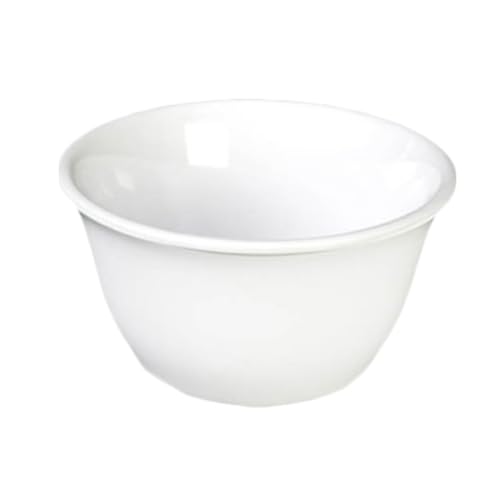 CR303W Bouillon Cup, 7 oz., 4" Dia., Break-Resistant, Dishwasher Safe, Melamine, White, BPA Free, NSF, Pack of 12