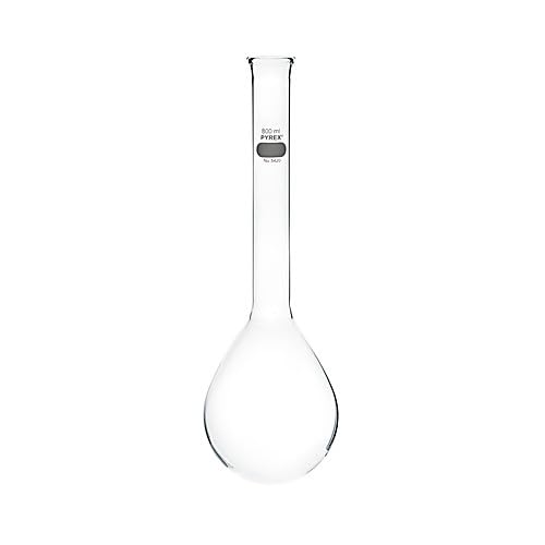 PYREX 30mL Round Bottom Micro Kjeldahl Flask with Long Neck