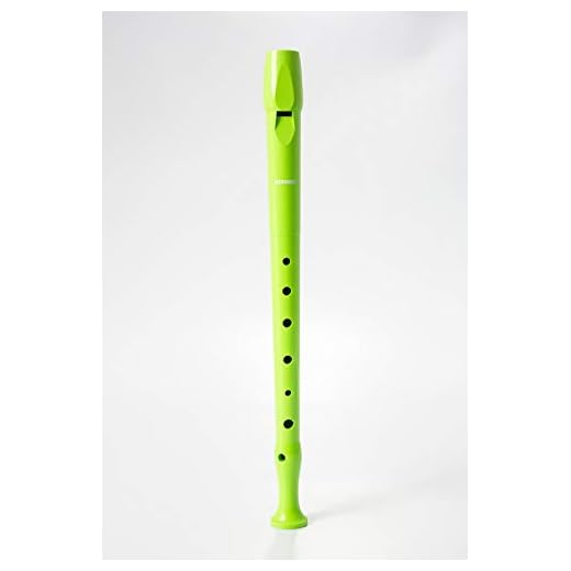 Hohner Flauta hohner 9508 color verde funda verde y transparente