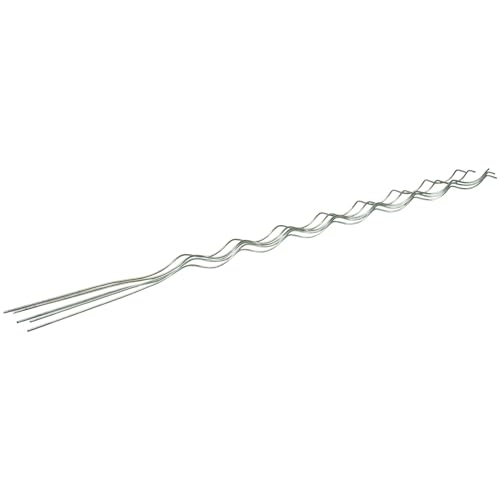 WERKA PRO Lot 5 Tuteurs Spirales 1,8m en Acier