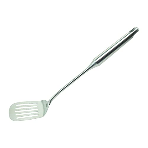 Millvado Stainless Steel Cooking Spatula,15 Inch Metal Turner, Kitchen Slotted Flipper For Grills, Camping BBQ’s, Frying Pancakes, Burgers, Large Cookware For the Professional Chef