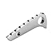 Back Spacer for Spyderco Paramilitary 2, Anodized Titanium Alloy CNC Spine Backspacer for C81, Premium Custom-made Accessory, Stonewash