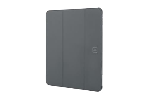 Tucano, Cover per iPad Pro 9"/12"/12.9" (4ª, 5ª, 6ª Gen) e iPad Air 13" M2 (2024), Custodia Satin con Stand e Porta Apple Pencil, Cover Protettiva Anti-Shock in TPU e Policarbonato, Blu Scuro