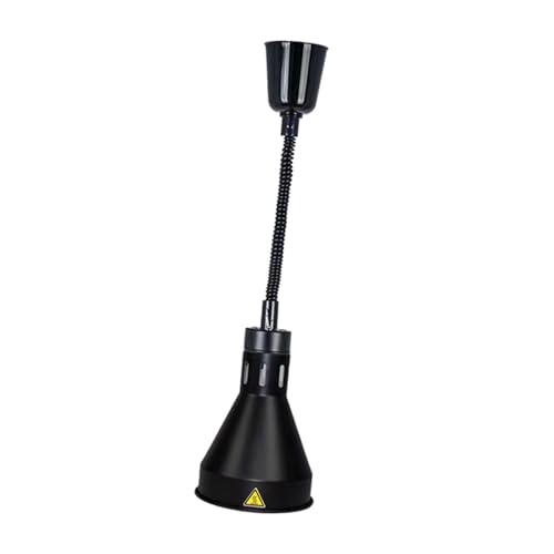 Lampe chauffante suspendue buffet E27 LOVIVER télescopique noire pour maintien au chaud des aliments