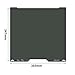 for Bambu Smooth PEI Plate H2D Plate, H2D Build Plate H2D for Bambu, H2D Build Plate Smooth, Dual-Side Epoxy Coated Gray Low for Bambu Lab H2D/H2D Pro/H2S, Temperature PEI Spring Steel Plate 355x347mm