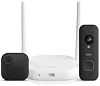 Blink Outdoor XR+ y Videoportero de Batería 2K+ — Cámara inalámbrica exterior de alcance extendido y videoportero de batería 2K. Incluye Módulo de Sincronización XR+ — Sistema de 1 cámara + videoportero 4