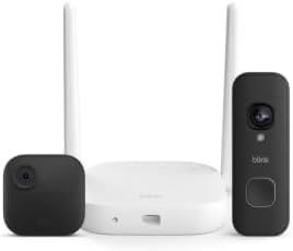 Blink Outdoor XR+ and Battery Doorbell 2K+ — Extended range wireless Outdoor 4 camera and 2K battery doorbell. Sync Module XR+ included — 1 camera system + doorbell