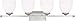 Capital Lighting 8404BB-202 Chapman Soft White Glass Bath Vanity Wall Mount, 4-Light 400 Total Watts, 9" H x 32" W, Burnished Bronze