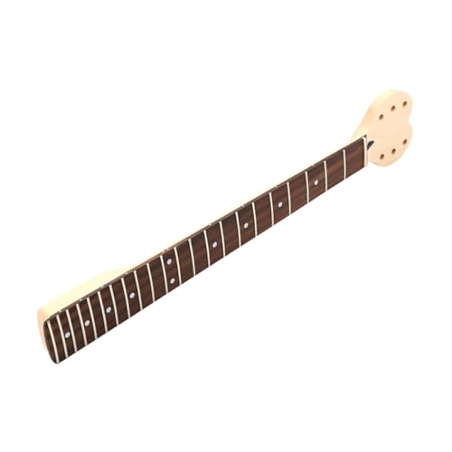 BESTonZON Electric Guitar Neck for Music Electric Guitar Wooden Guitar Replacement Neck Heart-shaped Headstock