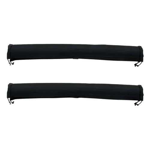 Voiture Barres Toit 2X Universel Auto Souple Barres Toit Couvre Protecteur Voiture Planche Surf Kayak Transportant des Échelles Bagages Planches Surf Canoë...