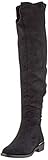 Abgesteppter Saum/Kante s.Oliver Damen 5-5-25503-23 Overknees, Schwarz (Black 001), 39 EU