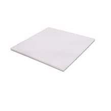 HDPE High Density Polyethylene Plastic Sheet 1/8" x 24" x 48 White Color