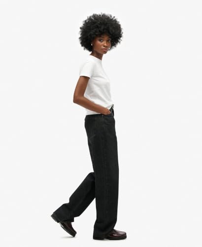 Jeans large coton biologique femme Superdry - vue 6