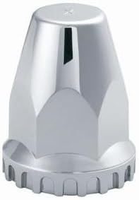 20 Chrome ABS Threaded Lug Nut Covers With Flange 33mm and 32mm