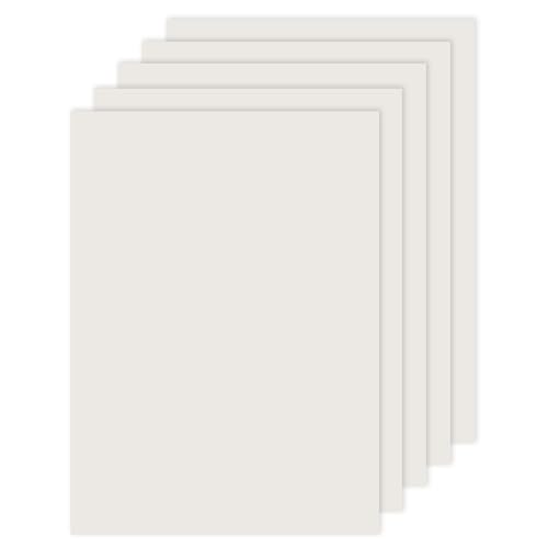 Image of Lakeer A3 Off White Color - Cardstock Paper Board, Hardboard | 800 GSM - Pack of 5 Pcs | for Scrapbooking, Art, Craft, Poster, DIY, Etc.