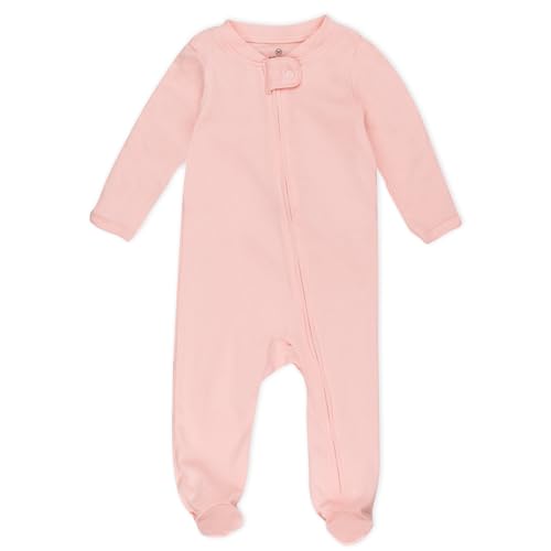 Image of HonestBaby Baby 2-Pack Organic Cotton Footed Pajama Sleep & Play