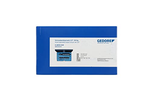 Gedore K 1900-018 Hand-Operated Impact Driver Set 1/2" #TOP4