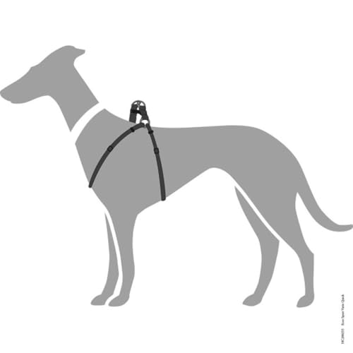 HUNTER ECCO SPORT VARIO QUICK Hundegeschirr, Nylon, S-M, schwarz