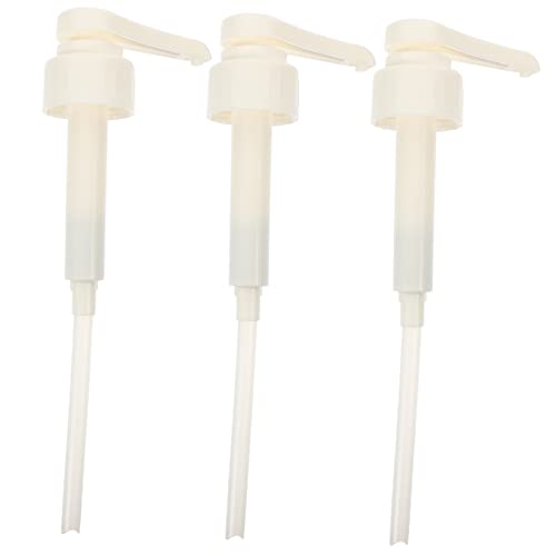 Mikinona 3 Piezas Cabezal de Bomba dispensador Triple Botella de Bomba de Espuma Cesta champú plastico Bomba de plástico para Jarra de galón Bomba dosificadora Universal para Botella