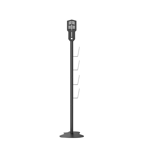 PureMounts Soporte de aspiradora Universal Compatible con Dyson, Philips, Samsung, Bosch, Miele, Anyson, Xiaomi, Soporte de Suelo, Soporte de Accesorios, Negro