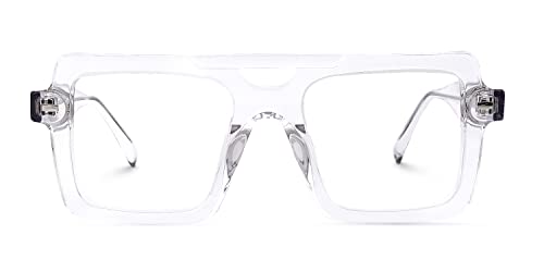 Image of VOOGLAM Aviator Blue Light Blocking Glasses for Men Women Anti UV Eyestrain Eyewear Irwin