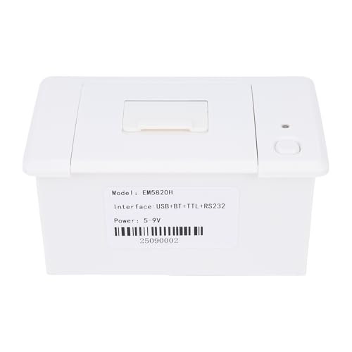 Image of Embedded Thermal Receipt Printer Module, Serial USB 232 BT Interface, White, 203dpi, 58mm Printing Width - Fast 90mm / s Speed, Multi - Platform Support, Ideal for Industrial and