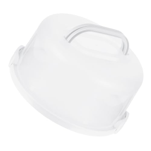 ABOOFAN 10'' Birthday Cake Storage Box Lid Portable Cake Carrier for Transport Reusable Dessert Container Food-grade Pp Material