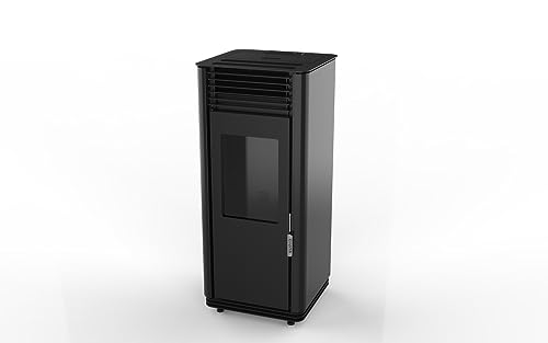 Supra Poêle à granulés Calliope 8 Noir - Acier - Etanche - Noir - 8kW