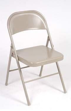 Amazon.com: Cosco All Steel Folding Chair Antique Linen (4-pack