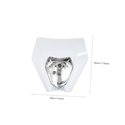 Faro LED delantero para motocicleta de diseño pequeño y plástico blanco duradero 2