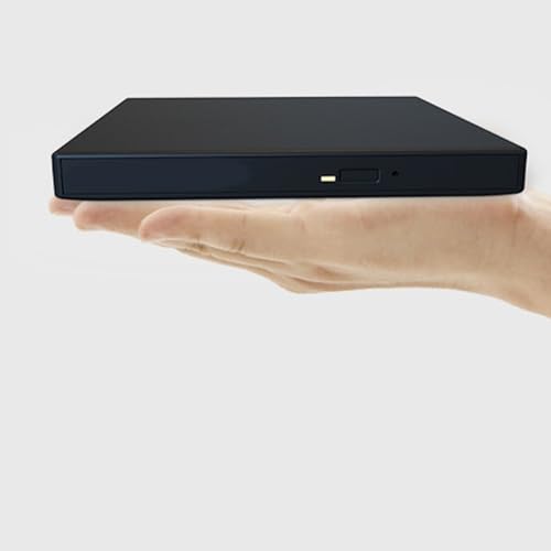 Unidad externa USB para CDs y DVDs negra miniatura 4