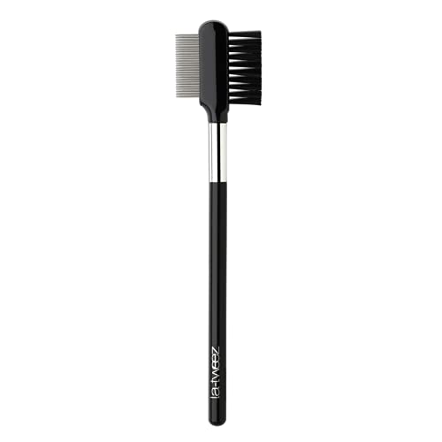 La-tweez Lash Comb and Brow Brush, Beauty Cosmetic Tool for Professional and Travel