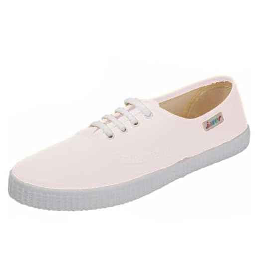 javer 60-1 - Zapatillas Lona Ingles Mujer Color: Blanco Talla: 41