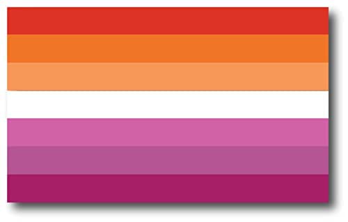 Magnet Me Up Lesbian Pride Flag Car Magnet Decal, 5X8 Inches, Heavy Duty Automotive Magnet For Car Truck Suv, In Support Of Lgbtq #TOP15
